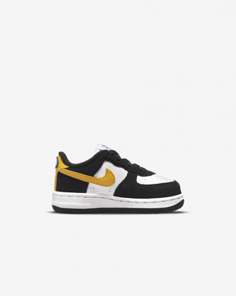 Nike Force 1 LV8 DH9787-002 Bağcıklı Erkek Çocuk Günlük Ayakkabı Siyah