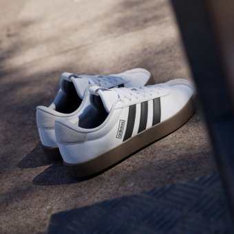 Adidas VL Court 3.0 ID8797 Bağcıklı Kadın Günlük Ayakkabı Beyaz