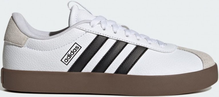 Adidas VL Court 3.0 ID8797 Bağcıklı Kadın Günlük Ayakkabı Beyaz