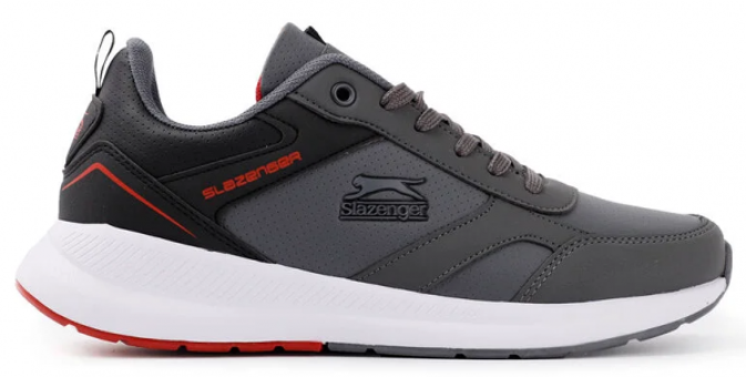 Slazenger Zero SA20RE035-232 Bağcıklı-Cırtlı Erkek Günlük Ayakkabı Gri