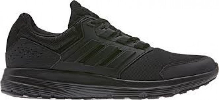Adidas Galaxy 4 EE7917 Ortopedik Bağcıklı Erkek Koşu Ayakkabısı Siyah