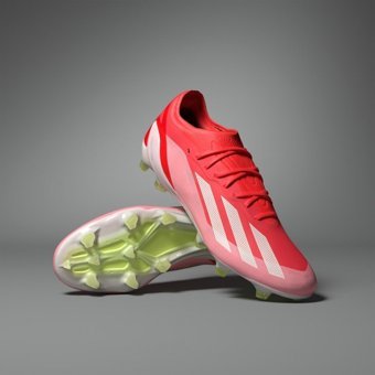Adidas X Crazyfast Elite IG0593 Bağcıklı Speedframe Çivili Krampon Kırmızı