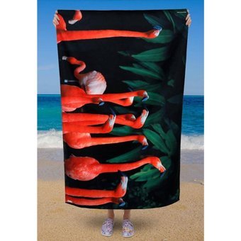 Dogo Mare Flamingos Plaj Havlusu Çok Renkli