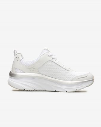 Skechers D'lux Walker Infinite Motion 149023-WSL Ortopedik Bağcıklı Kadın Günlük Ayakkabı Beyaz