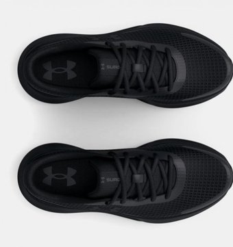 Under Armour Surge 3 3024894-002 Ortopedik Bağcıklı Erkek Koşu Ayakkabısı Siyah