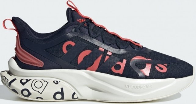 Adidas Alphabounce+ IG3587 Ortopedik Bağcıklı Erkek Yürüyüş Ayakkabısı Siyah