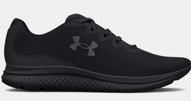 Under Armour Charged Impulse 3 3025421-003 Ortopedik Bağcıklı Eva Erkek Koşu Ayakkabısı Siyah