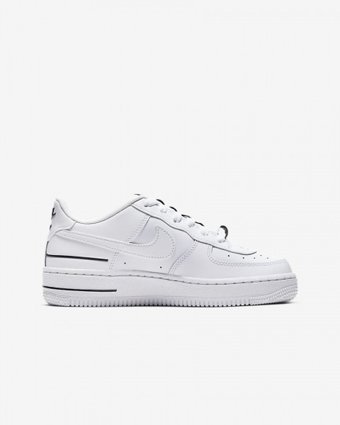 Nike Air Force 1 LV8 3 CJ4092-100 Ortopedik Bağcıklı Erkek Çocuk Günlük Ayakkabı Beyaz