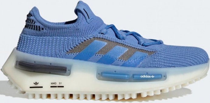 Adidas NMD_S1 HQ4468 Ortopedik Bağcıklı Kadın Koşu Ayakkabısı Mavi