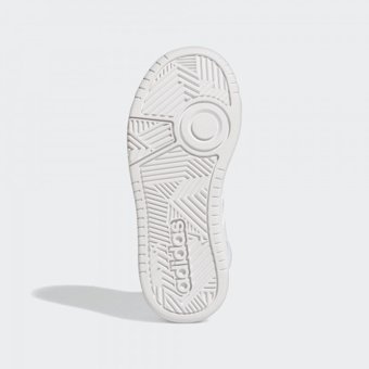 Adidas Hoops Mid GW0401 Bağcıklı Erkek Çocuk Günlük Ayakkabı Beyaz