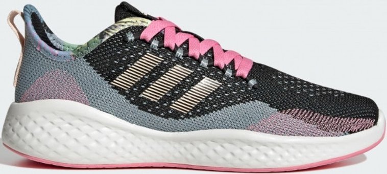 Adidas Fluidflow 2.0 GX7290 Ortopedik Bağcıklı Kadın Koşu Ayakkabısı Siyah