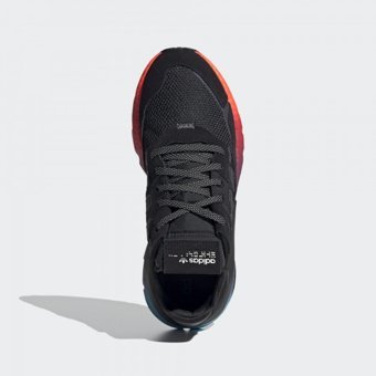 Adidas Nite Jogger FX1397 Ortopedik Bağcıklı Erkek Koşu Ayakkabısı Siyah