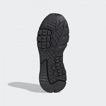 Adidas Nite Jogger FX1397 Ortopedik Bağcıklı Erkek Koşu Ayakkabısı Siyah