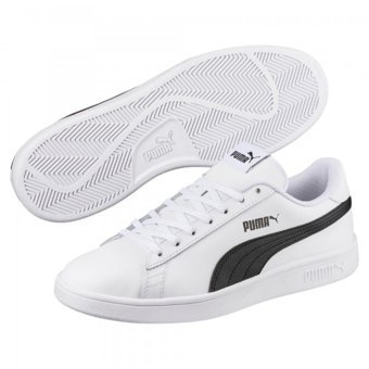 Puma Smash V2 Leather 365215-01 Bağcıklı Erkek Günlük Ayakkabı Beyaz