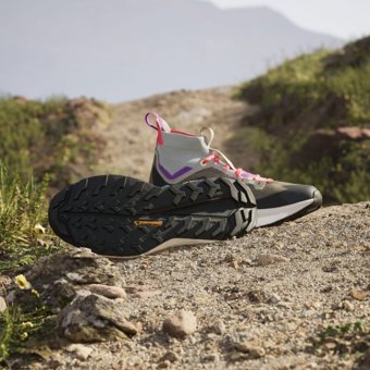 Adidas Terrex Free Hiker 2.0 ID5897 Ortopedik Bağcıklı Kadın Yürüyüş Ayakkabısı Çok Renkli