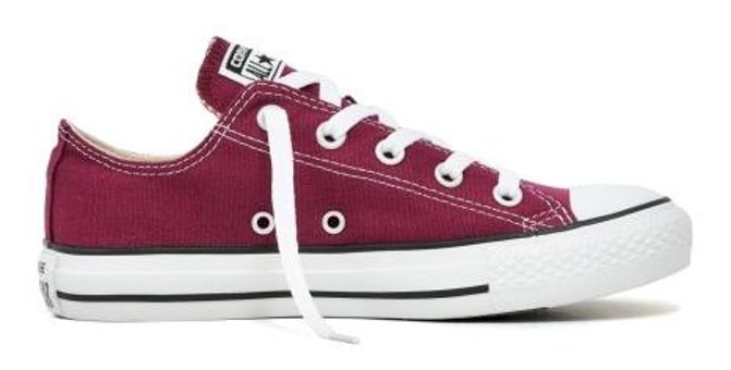 Converse Chuck Taylor All Star M9691C Bağcıklı Unisex Kaykay Ayakkabısı Bordo
