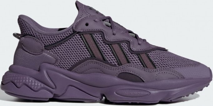 Adidas Ozweego IG8489 Ortopedik Bağcıklı Kadın Günlük Ayakkabı Mor