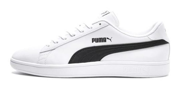 Puma Smash V2 Buck 365160-07 Bağcıklı Erkek Günlük Ayakkabı Beyaz