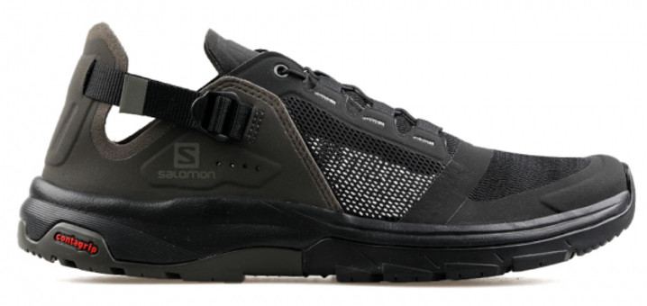 Salomon Tech Amphib 4 L40992500 Lastik Bağcıklı Erkek Outdoor Ayakkabısı Siyah