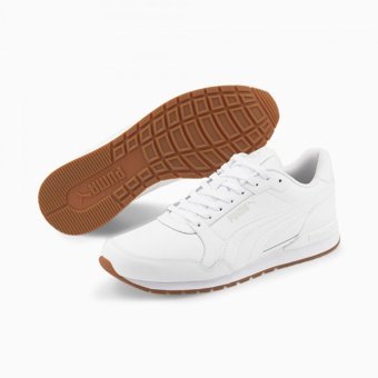 Puma ST Runner V3 L 384855-05 Ortopedik Bağcıklı Eva Unisex Günlük Ayakkabı Beyaz