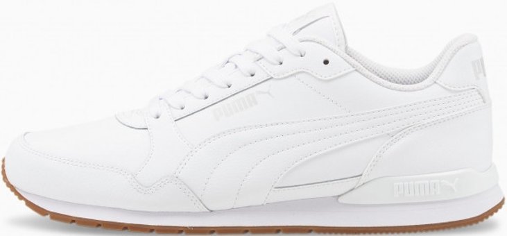 Puma ST Runner V3 L 384855-05 Ortopedik Bağcıklı Eva Unisex Günlük Ayakkabı Beyaz