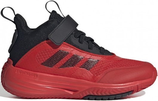 Adidas Ownthegame 3.0 IF4594 Ortopedik Bağcıklı-Cırtlı Adiwear Erkek Çocuk Günlük Ayakkabı Kırmızı