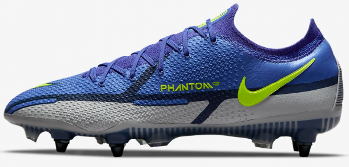 Nike Phantom GT2 Elite SG-Pro AC DC0753-570 Bağcıklı Çivili Krampon Mavi