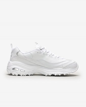 Skechers D'lites Fresh Start 11931-WSL Ortopedik Bağcıklı Kadın Günlük Ayakkabı Beyaz