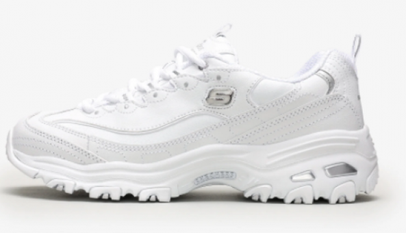 Skechers D'lites Fresh Start 11931-WSL Ortopedik Bağcıklı Kadın Günlük Ayakkabı Beyaz
