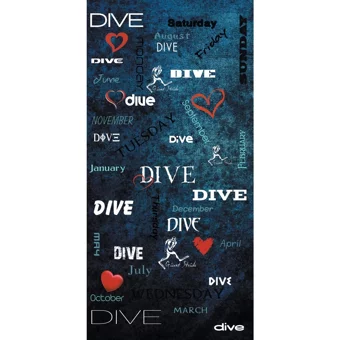 Giant Stride Dive Everytime Plaj Havlusu Çok Renkli