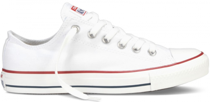 Converse Chuck Taylor All Star M7652C Bağcıklı Unisex Günlük Ayakkabı Beyaz