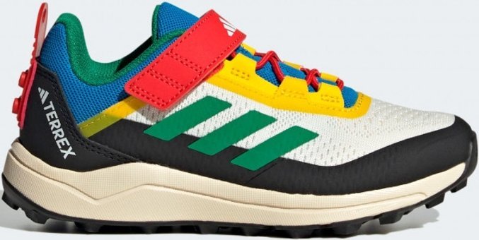 Adidas Terrex X Lego Agravic Flow Trail HQ3505 Ortopedik Bağcıklı-Cırtlı Traxion Erkek Çocuk Koşu Ayakkabısı Beyaz