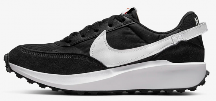 Nike Waffle Debut DH9523-002 Bağcıklı Kadın Günlük Ayakkabı Siyah