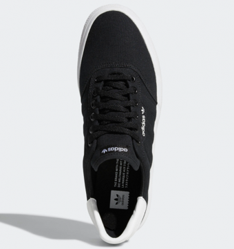 Adidas 3MC Vulc B22706 Ortopedik Bağcıklı Unisex Kaykay Ayakkabısı Siyah