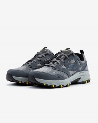Skechers Hillcrest 237265-CCBK Ortopedik Bağcıklı Erkek Outdoor Ayakkabısı Gri