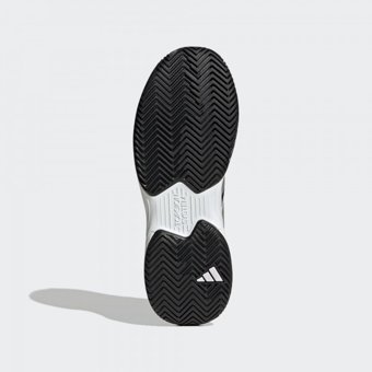 Adidas Courtjam Control GW4225 Ortopedik Bağcıklı Adiwear Erkek Tenis Ayakkabısı Siyah