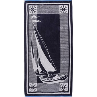 Özdilek Summer Heat Yacht Kadife Plaj Havlusu Çok Renkli
