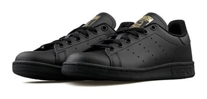 Adidas Stan Smith EF4914 Ortopedik Bağcıklı Erkek Çocuk Günlük Ayakkabı Siyah