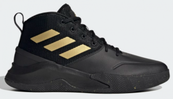 Adidas Own The Game FW4562 Ortopedik Bağcıklı Erkek Çocuk Basketbol Ayakkabısı Siyah
