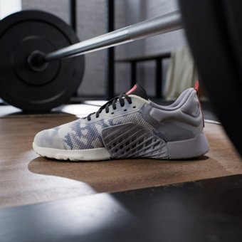 Adidas Dropset 3 GFX ID8659 Bağcıklı Adiwear Unisex Antrenman Ayakkabısı Gri