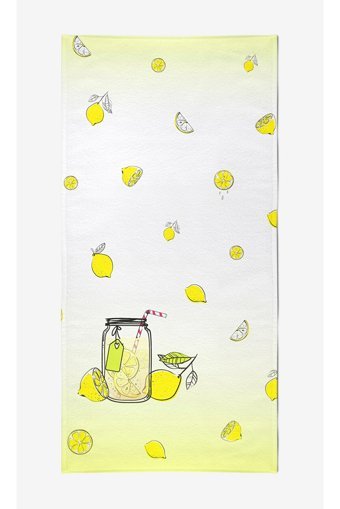 Vevienhome Summer Lemon Pamuklu Plaj Havlusu Çok Renkli