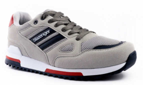 Slazenger Maroon I SA11LE055-200 Bağcıklı Eva Unisex Günlük Ayakkabı Gri