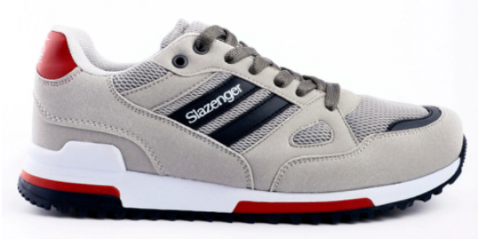Slazenger Maroon I SA11LE055-200 Bağcıklı Eva Unisex Günlük Ayakkabı Gri