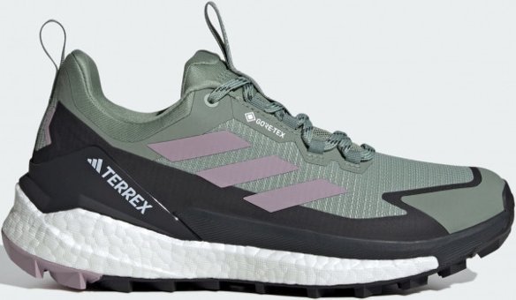 Adidas Free Hiker 2.0 Low Gore-Tex IE5100 Ortopedik Su Geçirmez Bağcıklı Kadın Yürüyüş Ayakkabısı Yeşil