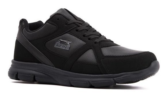 Slazenger Pera SA20RE011-500 Bağcıklı Eva Erkek Koşu Ayakkabısı Siyah