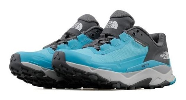 The North Face W Vectiv Exploris Futurelight NF0A4T2X0WW1 Bağcıklı Kayık Taban Kadın Outdoor Ayakkabısı Mavi