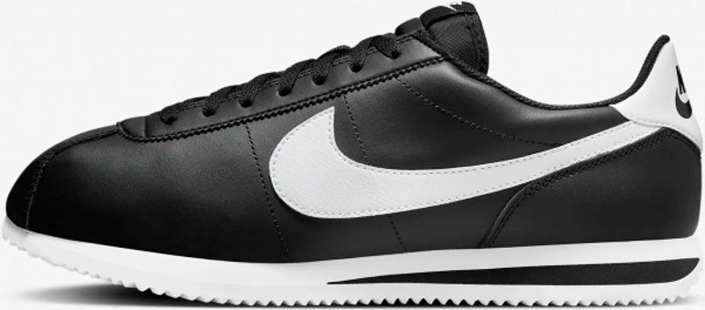 Nike Cortez Leather DM4044-001 Bağcıklı Erkek Günlük Ayakkabı Siyah