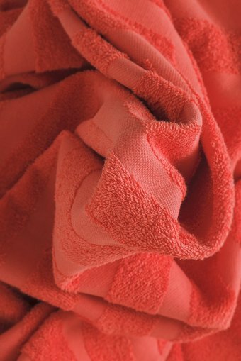 Cottonmanıa Ceu Coral Pamuklu Plaj Havlusu Kırmızı