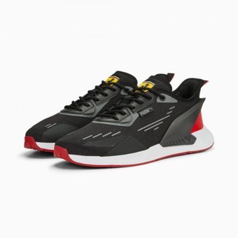 Puma Scuderia Ferrari Ionspeed 2 Motorspor 307511-01 Ortopedik Bağcıklı Erkek Günlük Ayakkabı Siyah