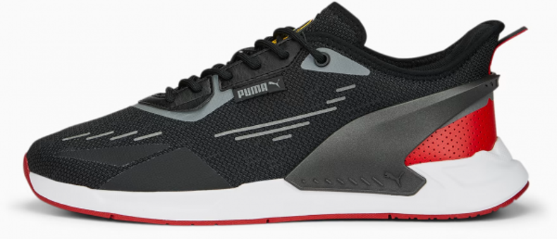 Puma Scuderia Ferrari Ionspeed 2 Motorspor 307511-01 Ortopedik Bağcıklı Erkek Günlük Ayakkabı Siyah
